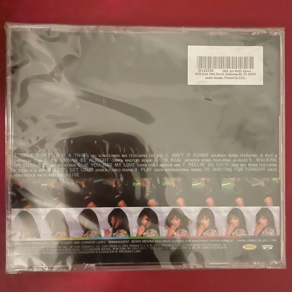 NWOT Jlo ~ Jennifer Lopez CD “J to Tha L-O!: The Remixes” was released in 2002 - Picture 3 of 4